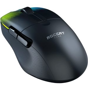 ROCCAT Kone Pro Air - Mouse inalámbrico para computadora de videojuegos, mouse de computadora de rendimiento ergonómico Bluetooth con sensor óptico de 19000DPI