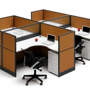 Estacion de Trabajo Modular - Sistema "Activity-Based Working" con paneles acústicos y soluciones de cableado oculto